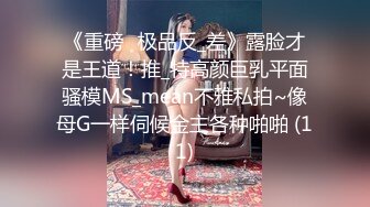 《重磅☛极品反_差》露脸才是王道！推_特高颜巨乳平面骚模MS_mean不雅私拍~像母G一样伺候金主各种啪啪 (11)