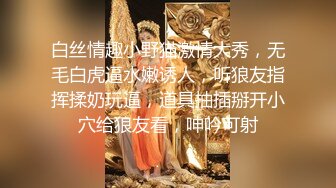 白丝情趣小野猫激情大秀，无毛白虎逼水嫩诱人，听狼友指挥揉奶玩逼，道具抽插掰开小穴给狼友看，呻吟可射