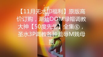 【11月无水印福利】原版高价订购，潮汕DOM绿帽调教大神【50度先生】全集⑥，圣水3P调教各种羞辱M贱母狗