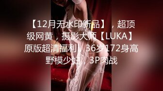 【12月无水印新品】，超顶级网黄，摄影大师【LUKA】原版超清福利，36岁172身高野模少妇，3P肉战